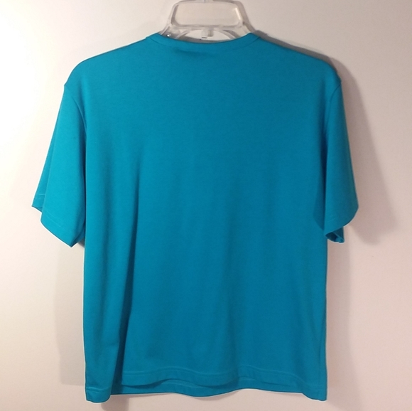 P268. Jaclyn Sport. Blue, medium, pullover top - Picture 2 of 5